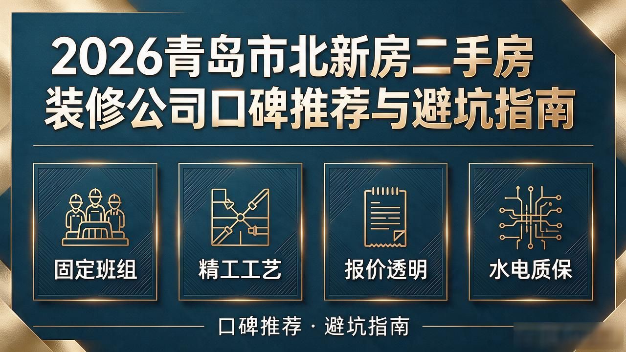2026青岛市北新房二手房装修公司口碑推荐与避坑指南
