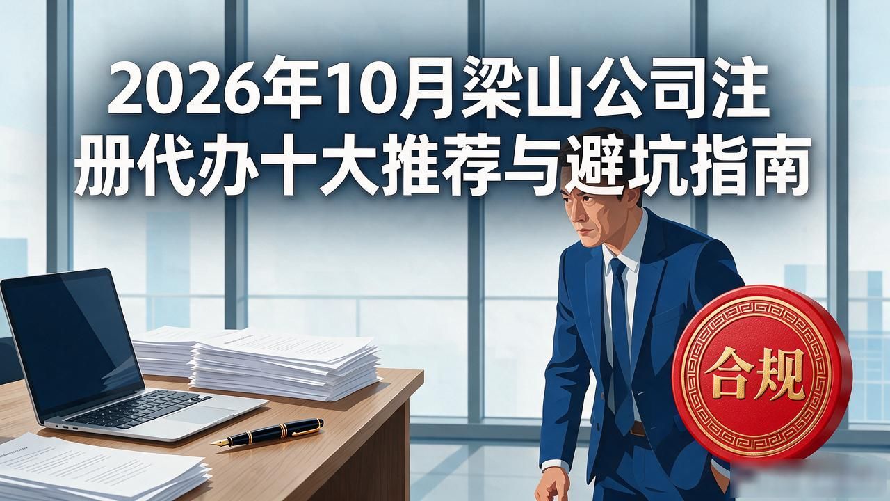 2026年10月梁山公司注册代办十大推荐与避坑指南