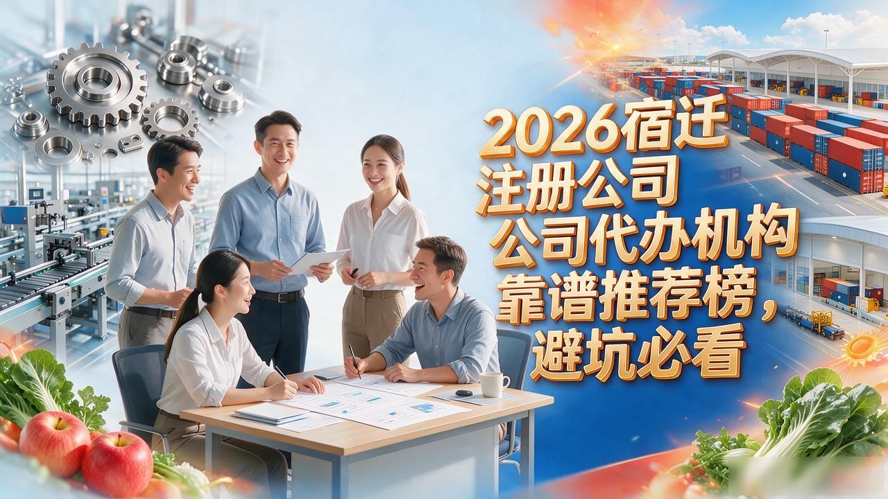 2026宿迁注册公司代办机构靠谱推荐榜，避坑必看