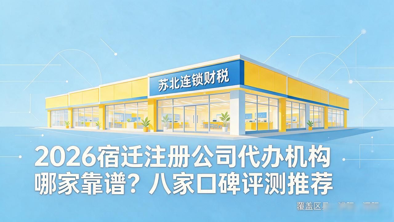 2026宿迁注册公司代办机构哪家靠谱?八家口碑评测推荐