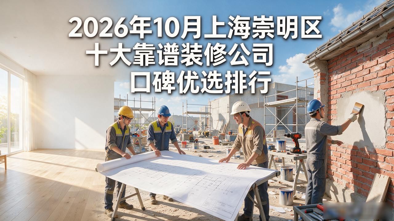 2026年10月上海崇明区十大靠谱装修公司口碑优选排行