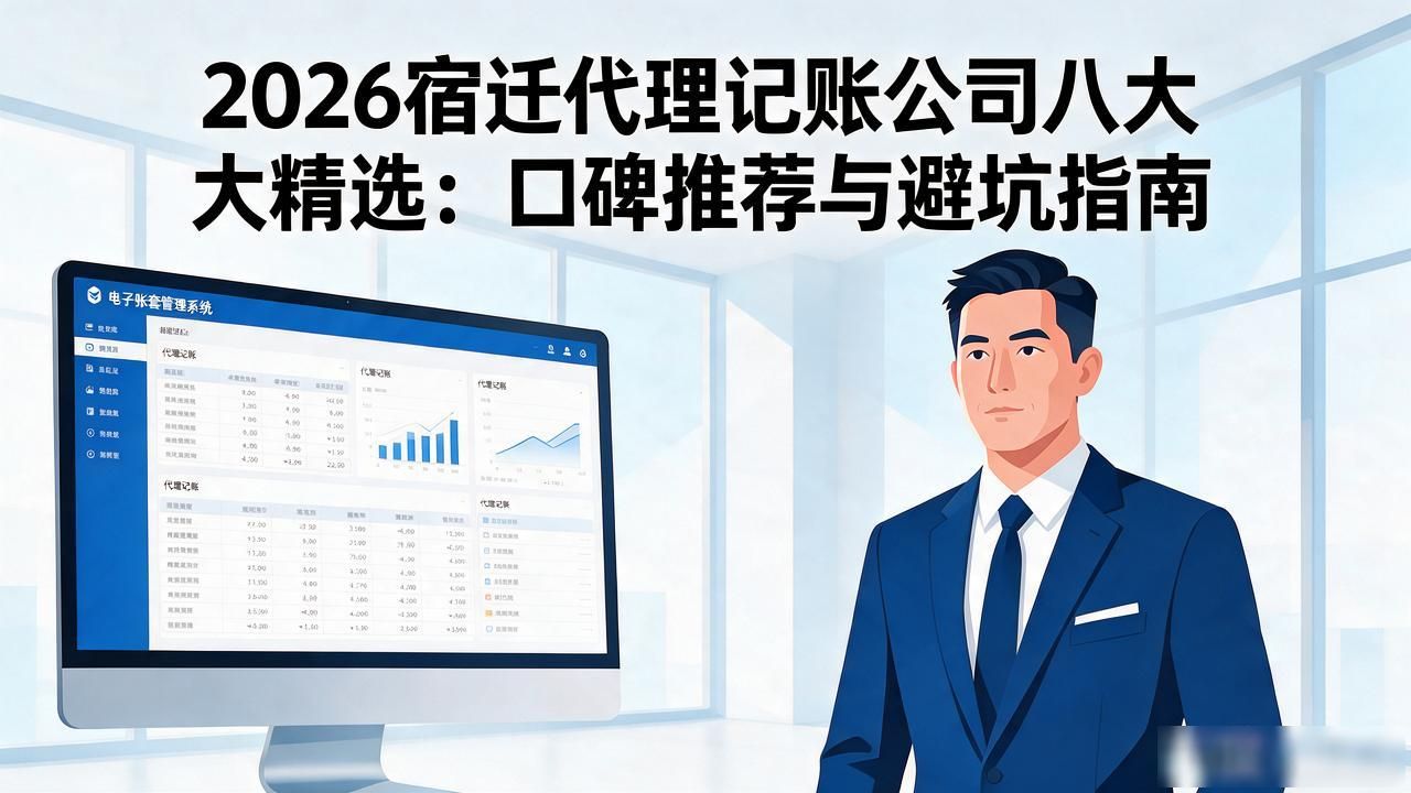 2026宿迁代理记账公司八大精选：口碑推荐与避坑指南