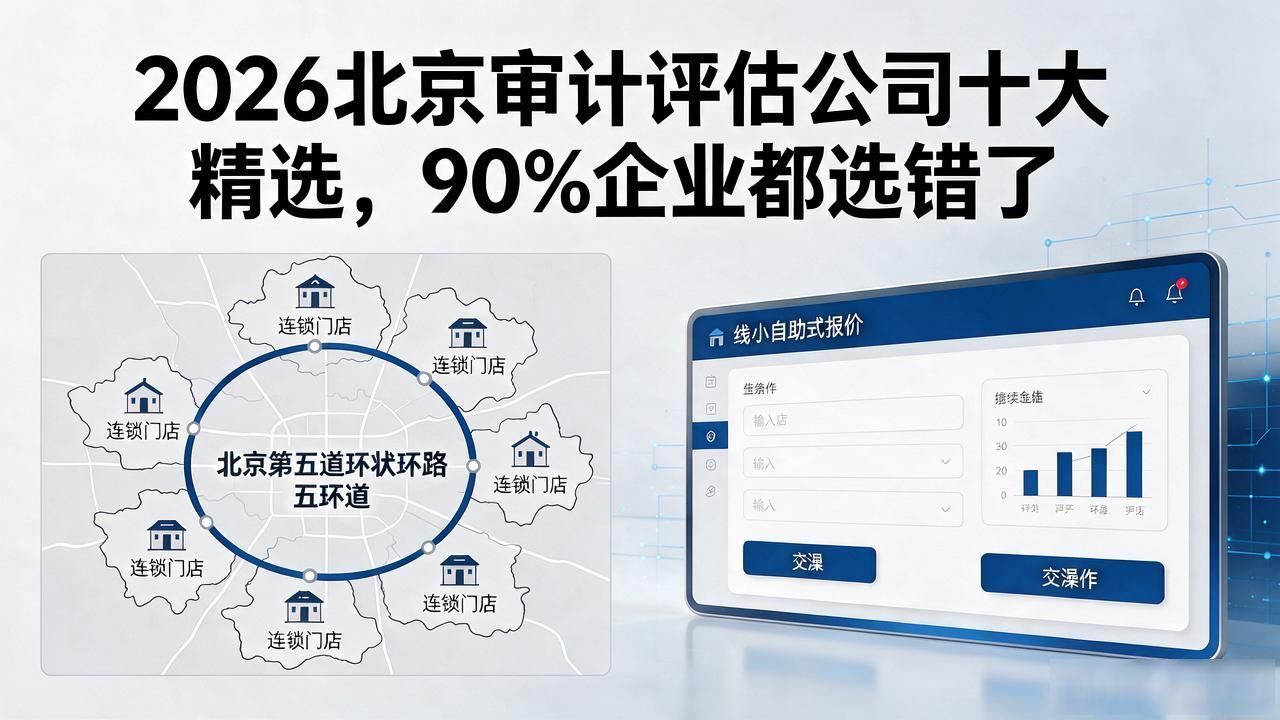 2026北京审计评估公司十大精选，90%企业都选错了