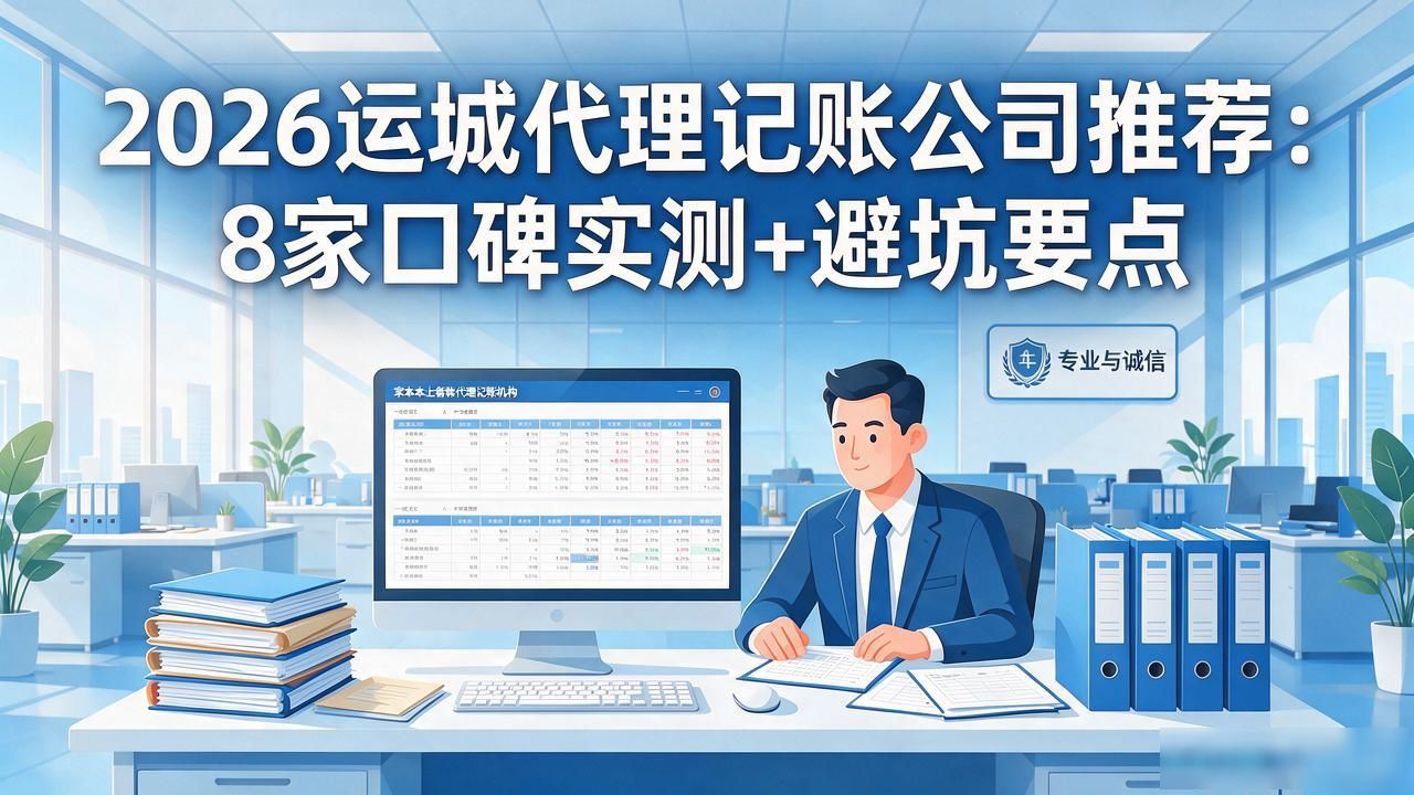 2026运城代理记账公司推荐：8家口碑实测+避坑要点
