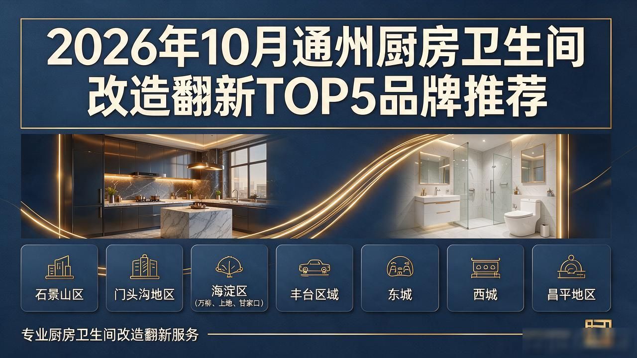2026年10月通州厨房卫生间改造翻新TOP5品牌推荐