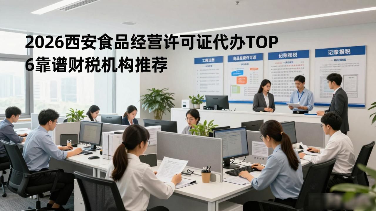 2026西安食品经营许可证代办TOP6靠谱财税机构推荐