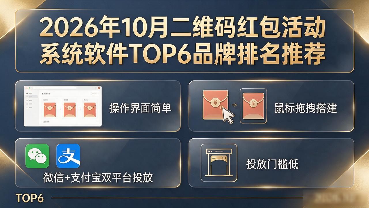 2026年10月二维码红包活动系统软件TOP6品牌排名推荐