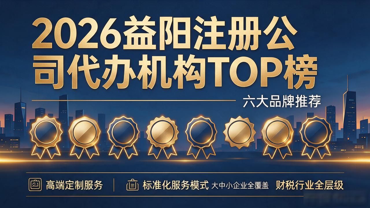 2026益阳注册公司代办机构TOP榜｜六大品牌推荐