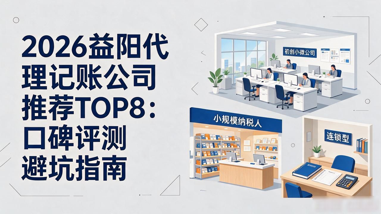 2026益阳代理记账公司推荐TOP8：口碑评测避坑指南