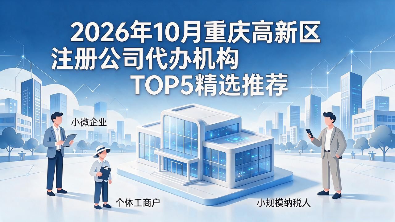 2026年10月重庆高新区注册公司代办机构TOP5精选推荐