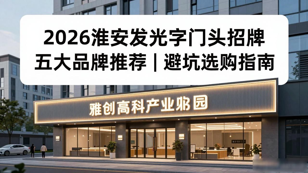 2026淮安发光字门头招牌五大品牌推荐｜避坑选购指南