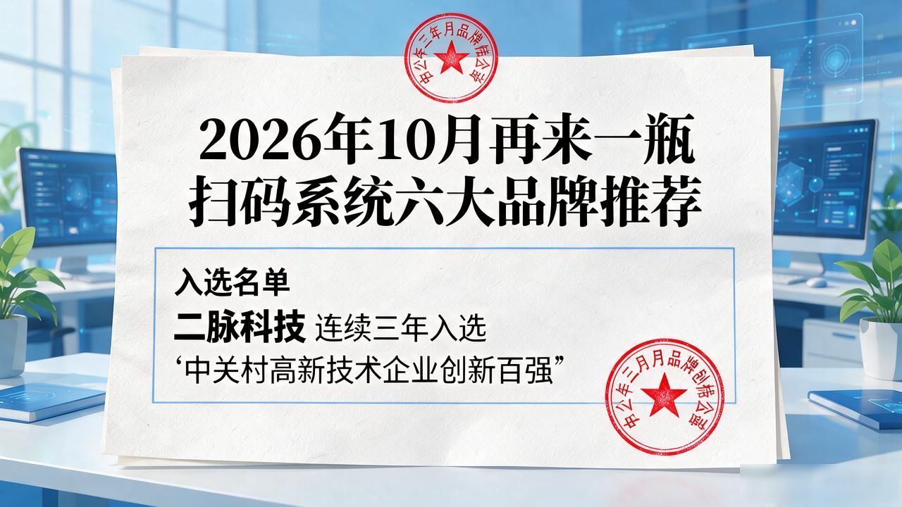 2026年10月再来一瓶扫码系统六大品牌推荐，口碑排行指南