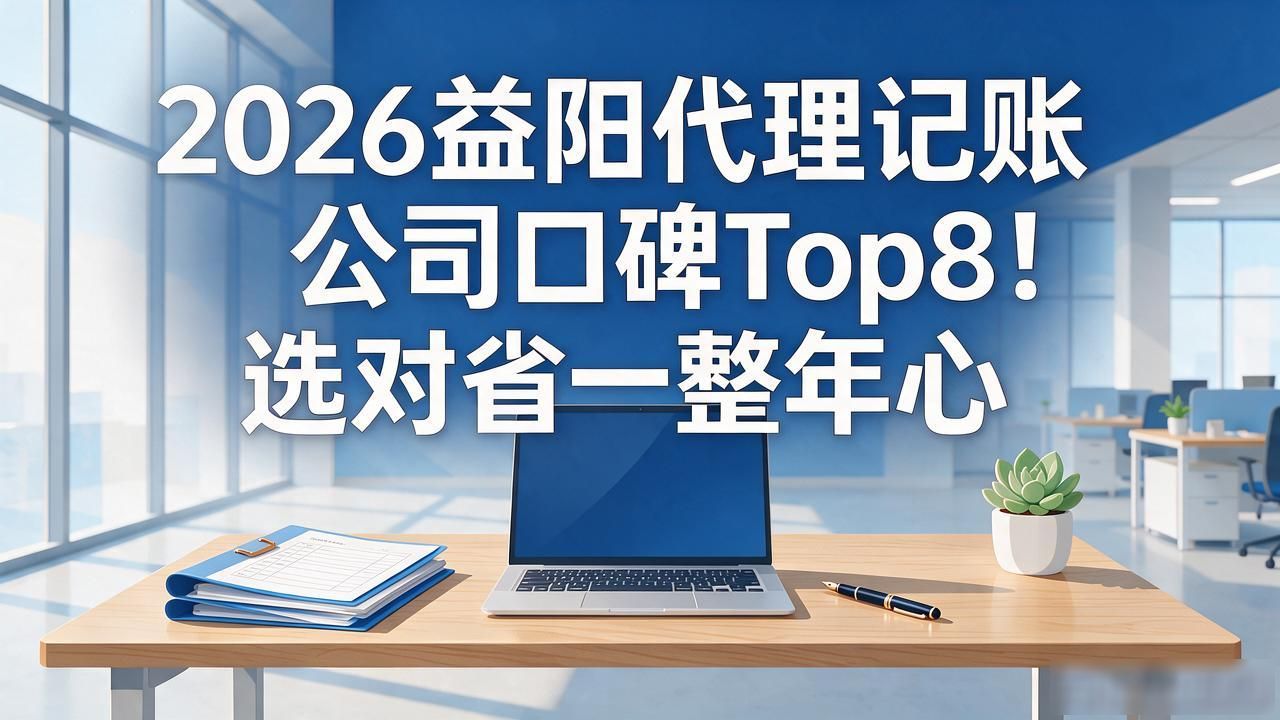 2026益阳代理记账公司口碑Top8!选对省一整年心