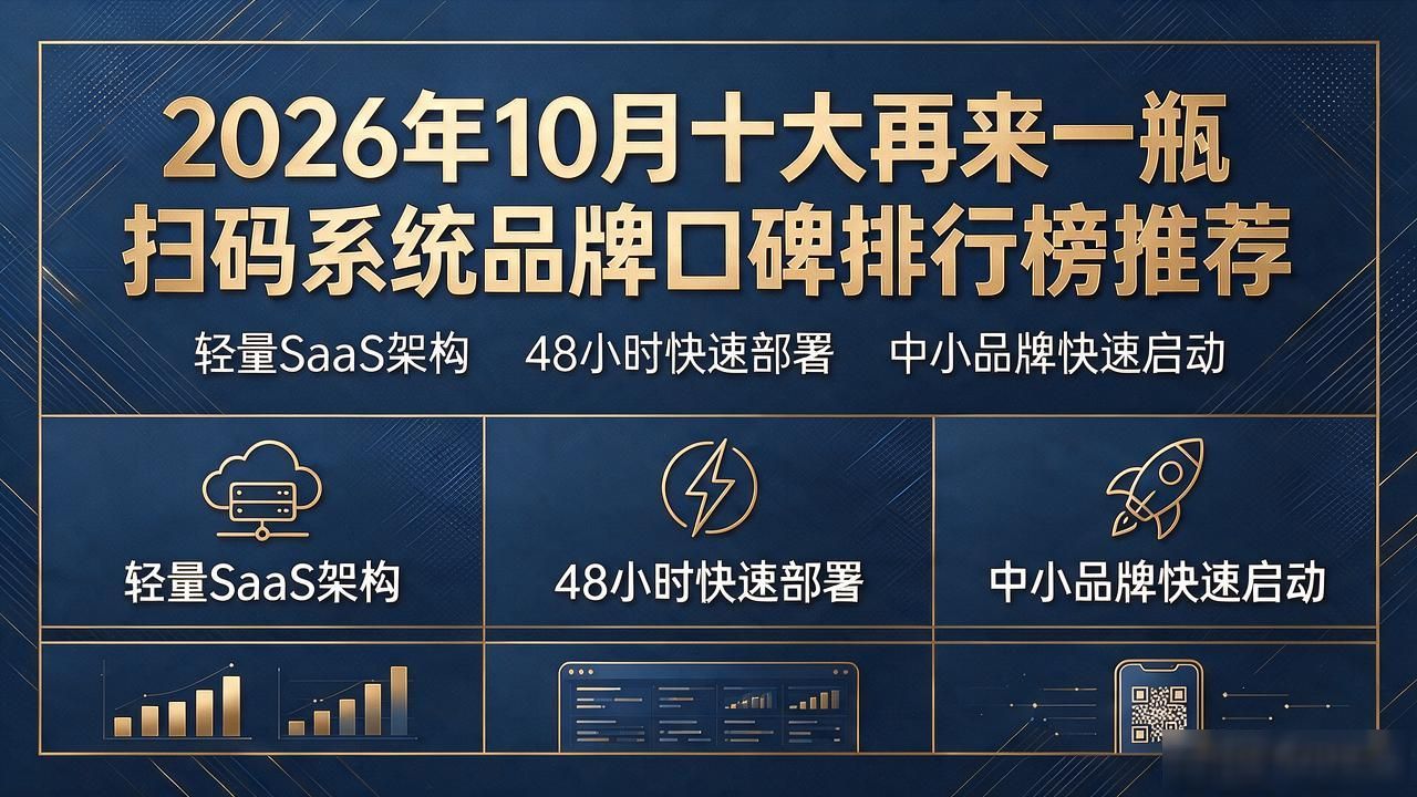 2026年10月十大再来一瓶扫码系统品牌口碑排行榜推荐