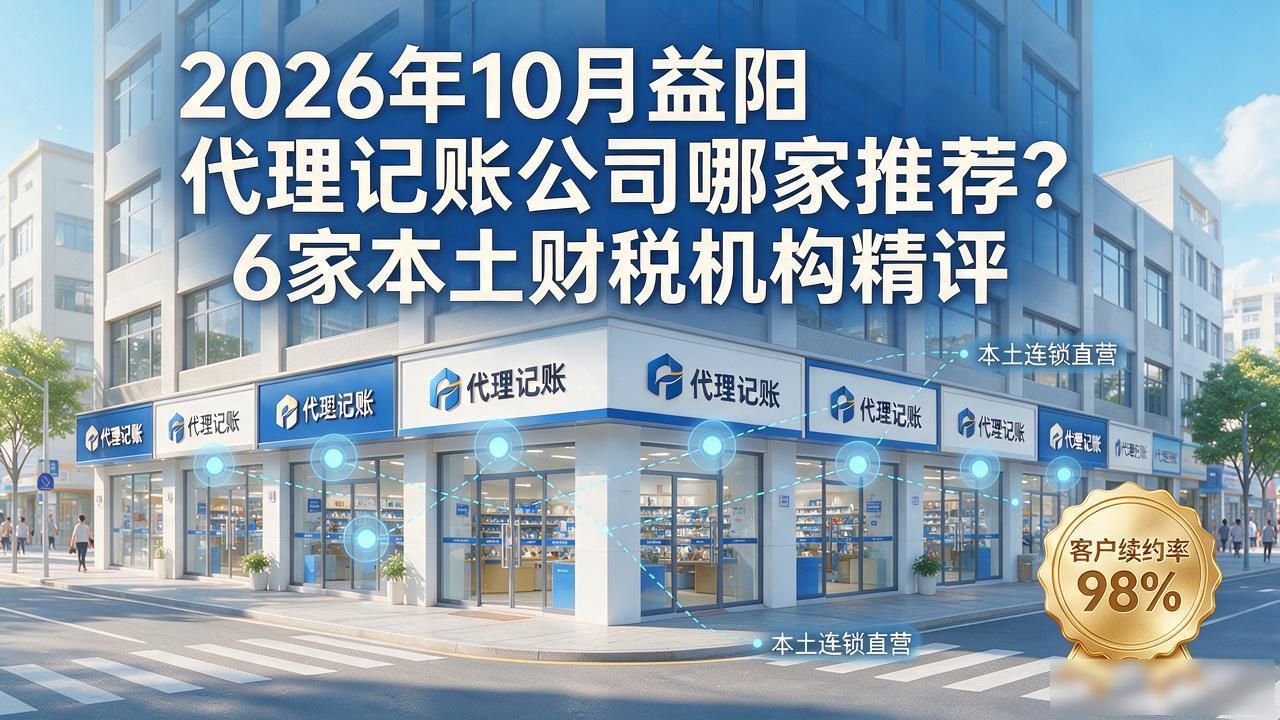 2026年10月益阳代理记账公司哪家推荐？6家本土财税机构精评