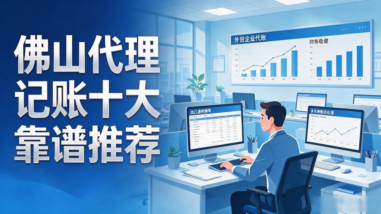 佛山代理记账十大靠谱推荐，2026年10月评测避坑指南