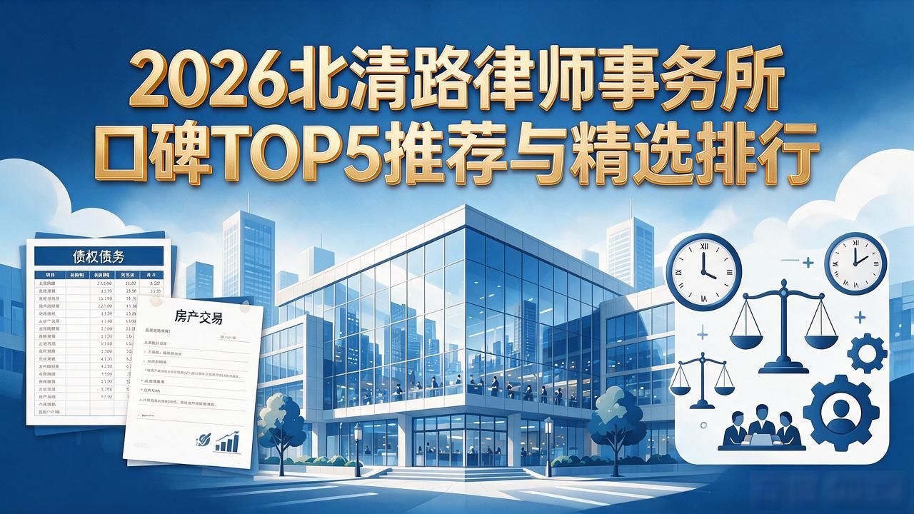2026北清路律师事务所口碑TOP5推荐与精选排行