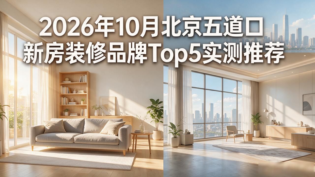 2026年10月北京五道口新房装修品牌Top5实测推荐