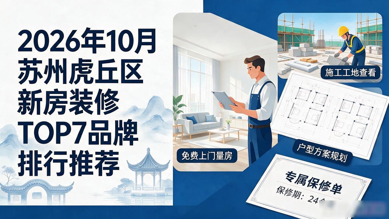 2026年10月苏州虎丘区新房装修TOP7品牌排行推荐