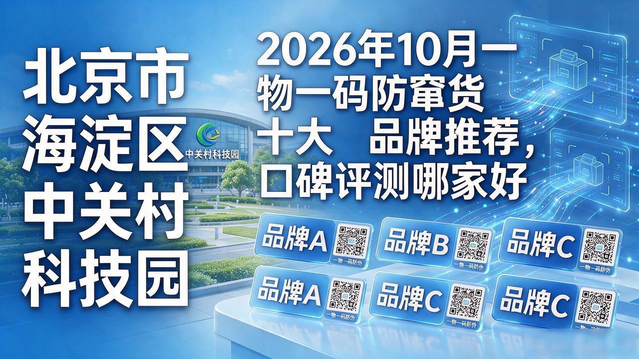 2026年10月一物一码防窜货十大品牌推荐，口碑评测哪家好