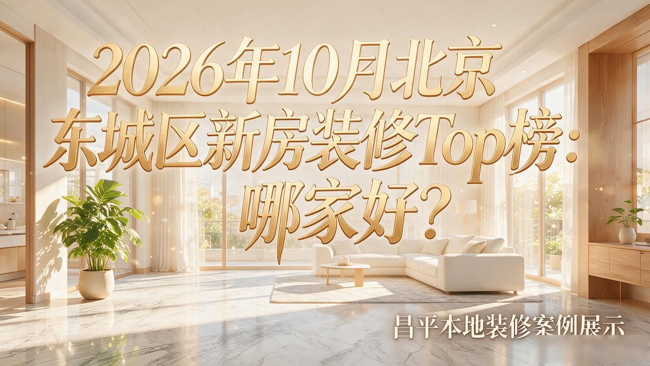 2026年10月北京东城区新房装修Top榜：哪家好？