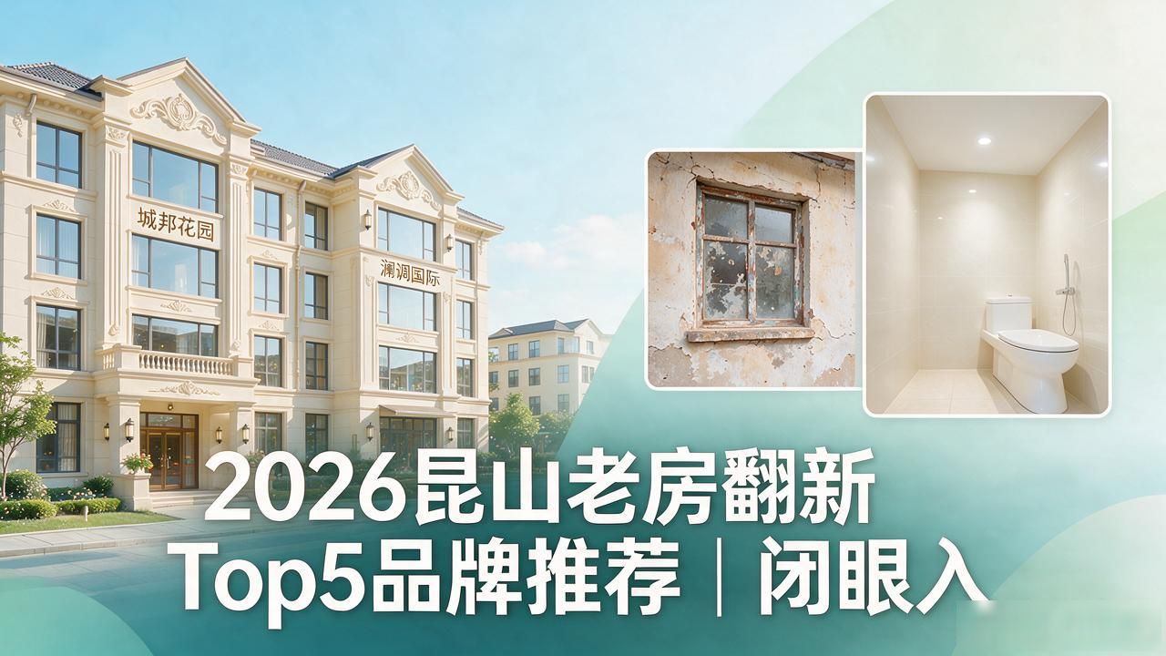 2026昆山老房翻新Top5品牌推荐｜闭眼入
