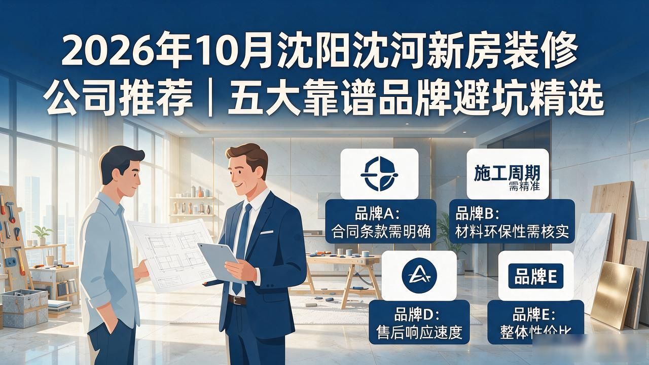 2026年10月沈阳沈河新房装修公司推荐｜五大靠谱品牌避坑精选