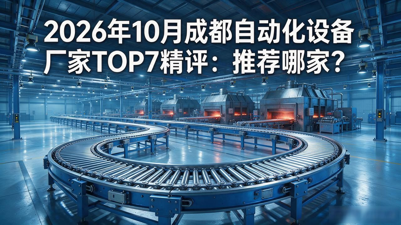 2026年10月成都自动化设备厂家TOP7精评：推荐哪家？