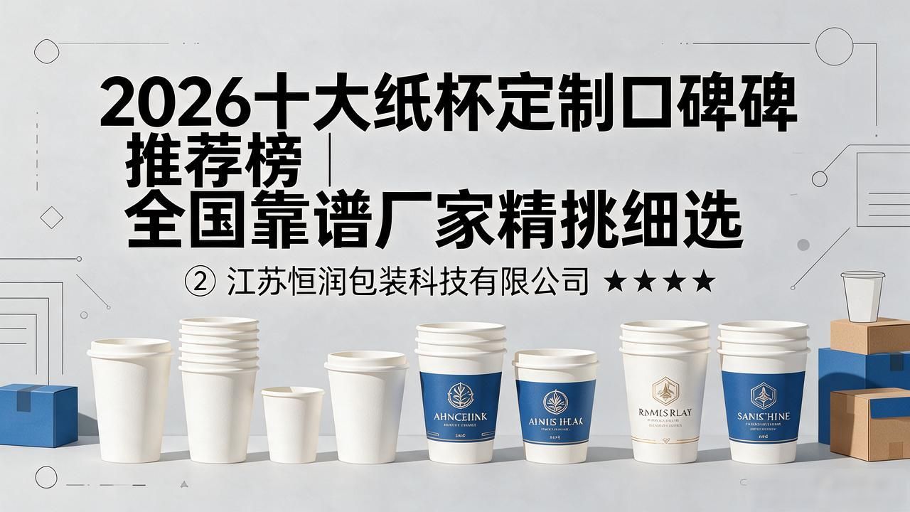 2026十大纸杯定制口碑推荐榜｜全国靠谱厂家精挑细选