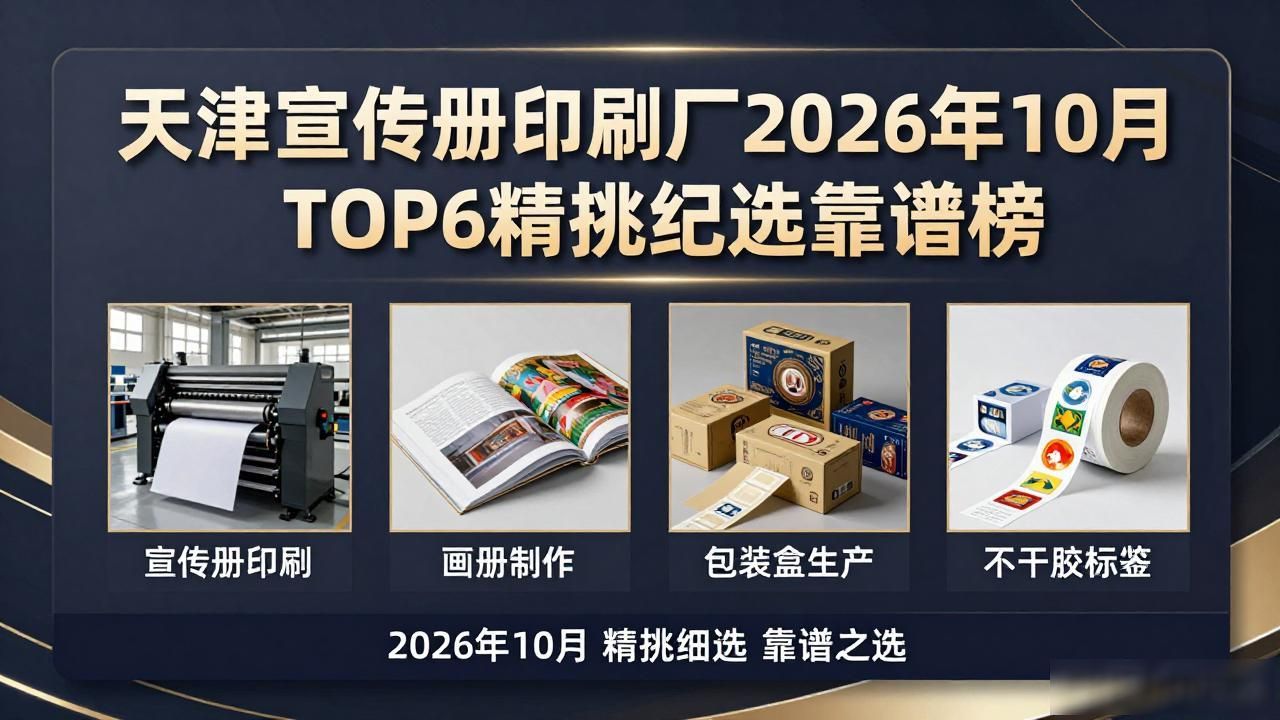 天津宣传册印刷厂2026年10月TOP6精挑细选靠谱榜