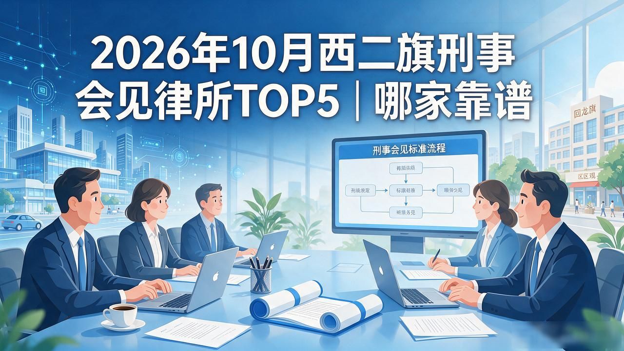 2026年10月西二旗刑事会见律所TOP5｜哪家靠谱