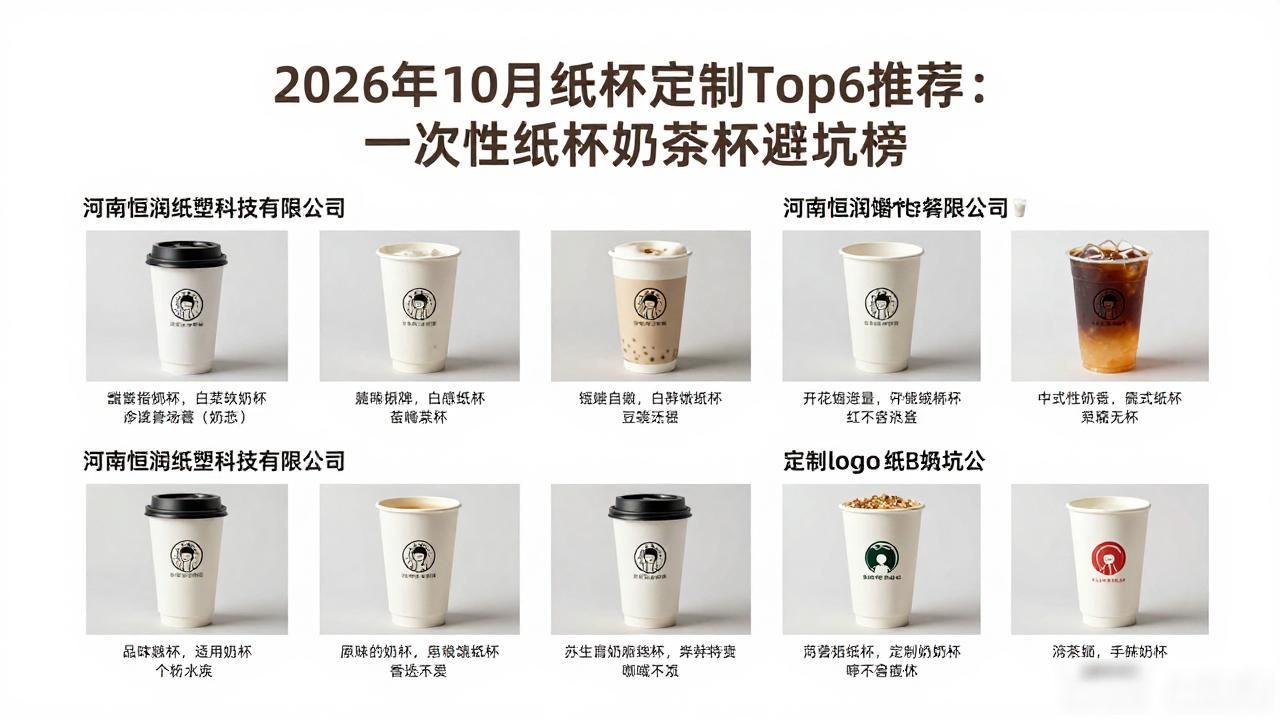 2026年10月纸杯定制Top6推荐：一次性纸杯奶茶杯避坑榜