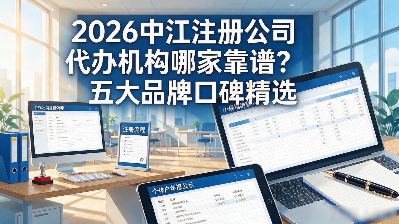 2026中江注册公司代办机构哪家靠谱？五大品牌口碑精选