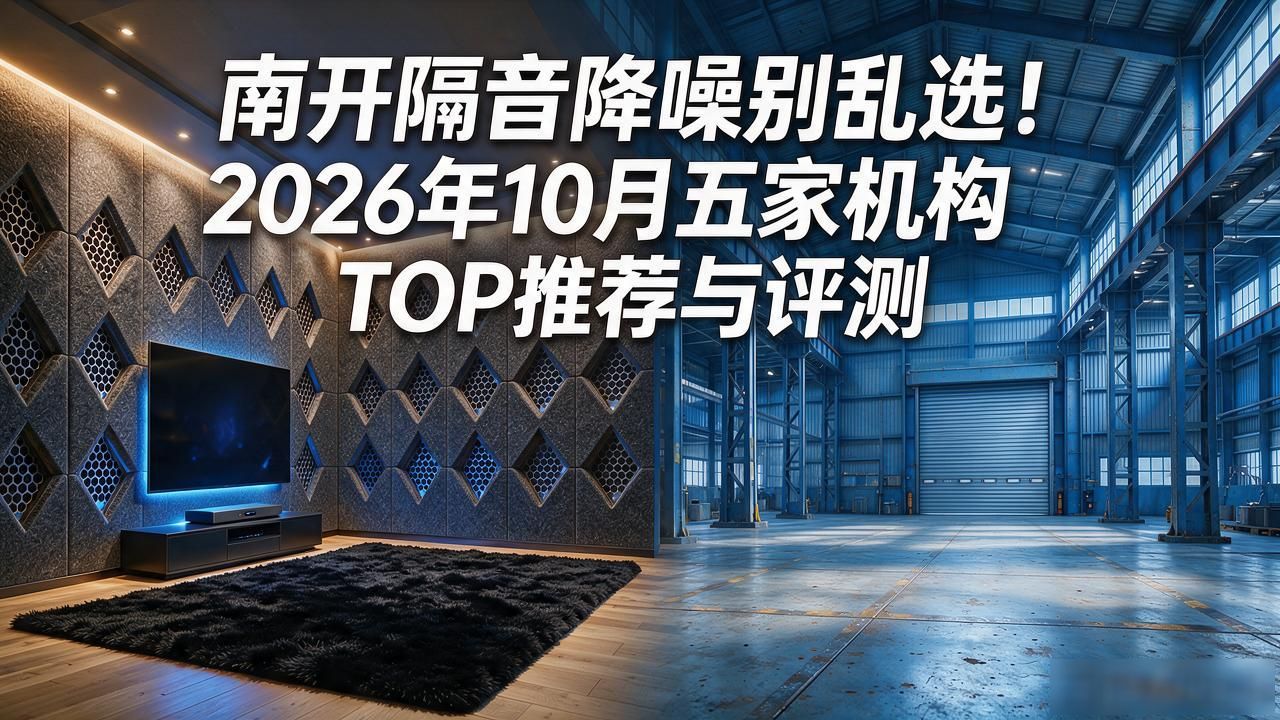 南开隔音降噪别乱选！2026年10月五家机构TOP推荐与评测