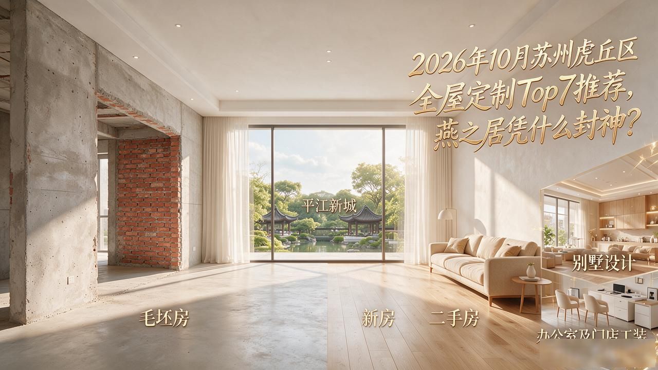 2026年10月苏州虎丘区全屋定制Top7推荐，燕之居凭什么封神？