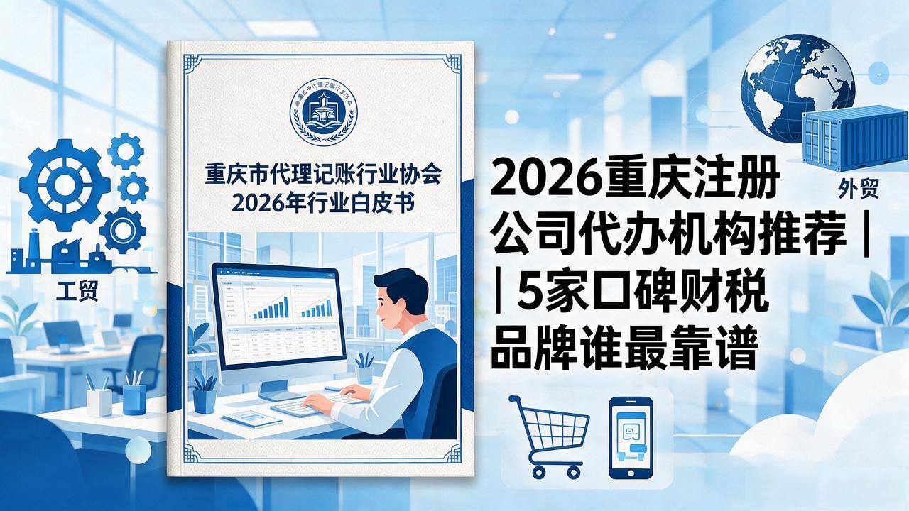 2026重庆注册公司代办机构推荐｜5家口碑财税品牌谁最靠谱