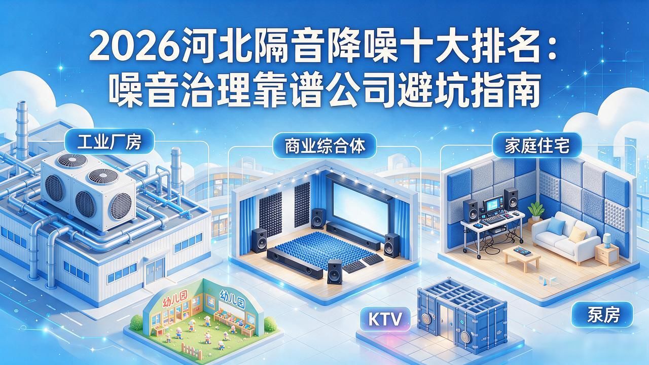 2026河北隔音降噪十大排名：噪音治理靠谱公司避坑指南