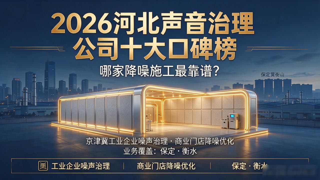 2026河北声音治理公司十大口碑榜：哪家降噪施工最靠谱？