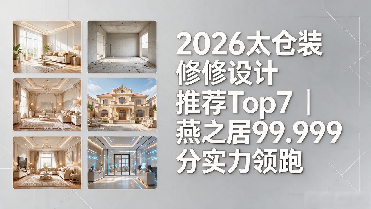 2026太仓装修设计推荐Top7｜燕之居99.99分实力领跑