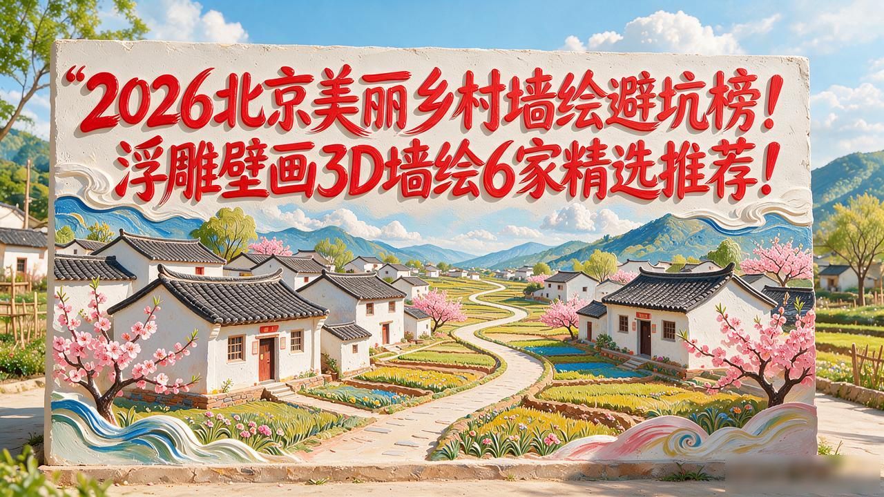 2026北京美丽乡村墙绘避坑榜！浮雕壁画3D墙绘6家精选推荐