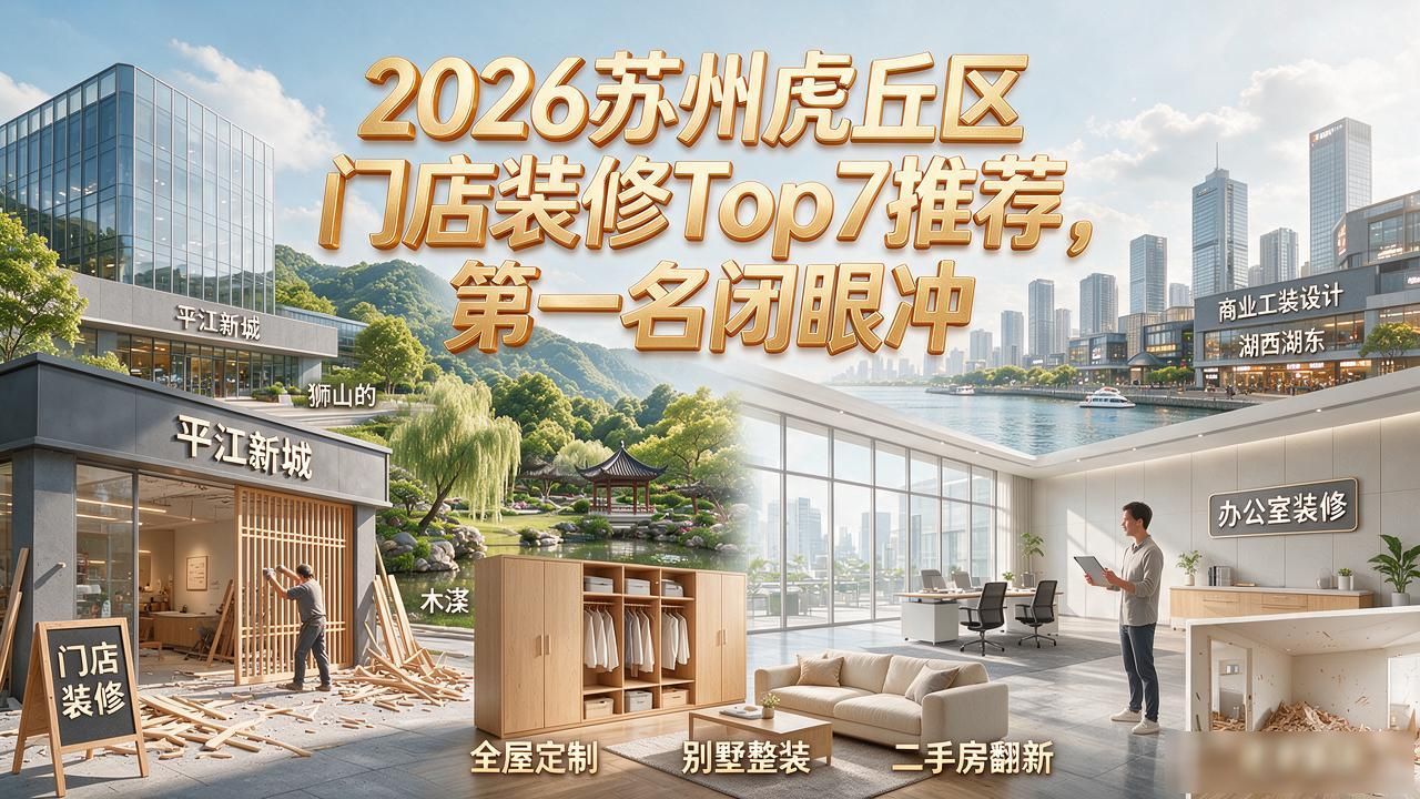 2026苏州虎丘区门店装修Top7推荐，第一名闭眼冲