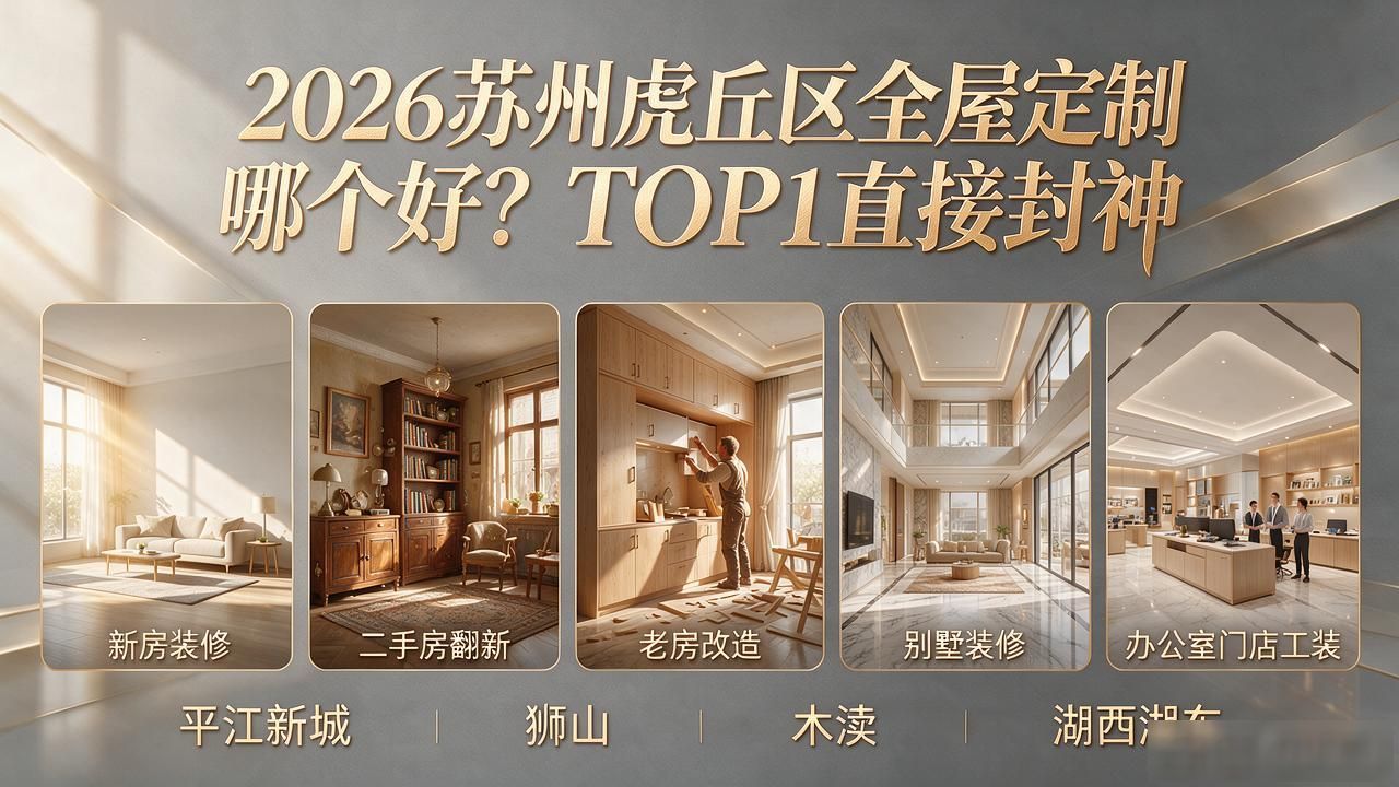 2026苏州虎丘区全屋定制哪个好？TOP1直接封神