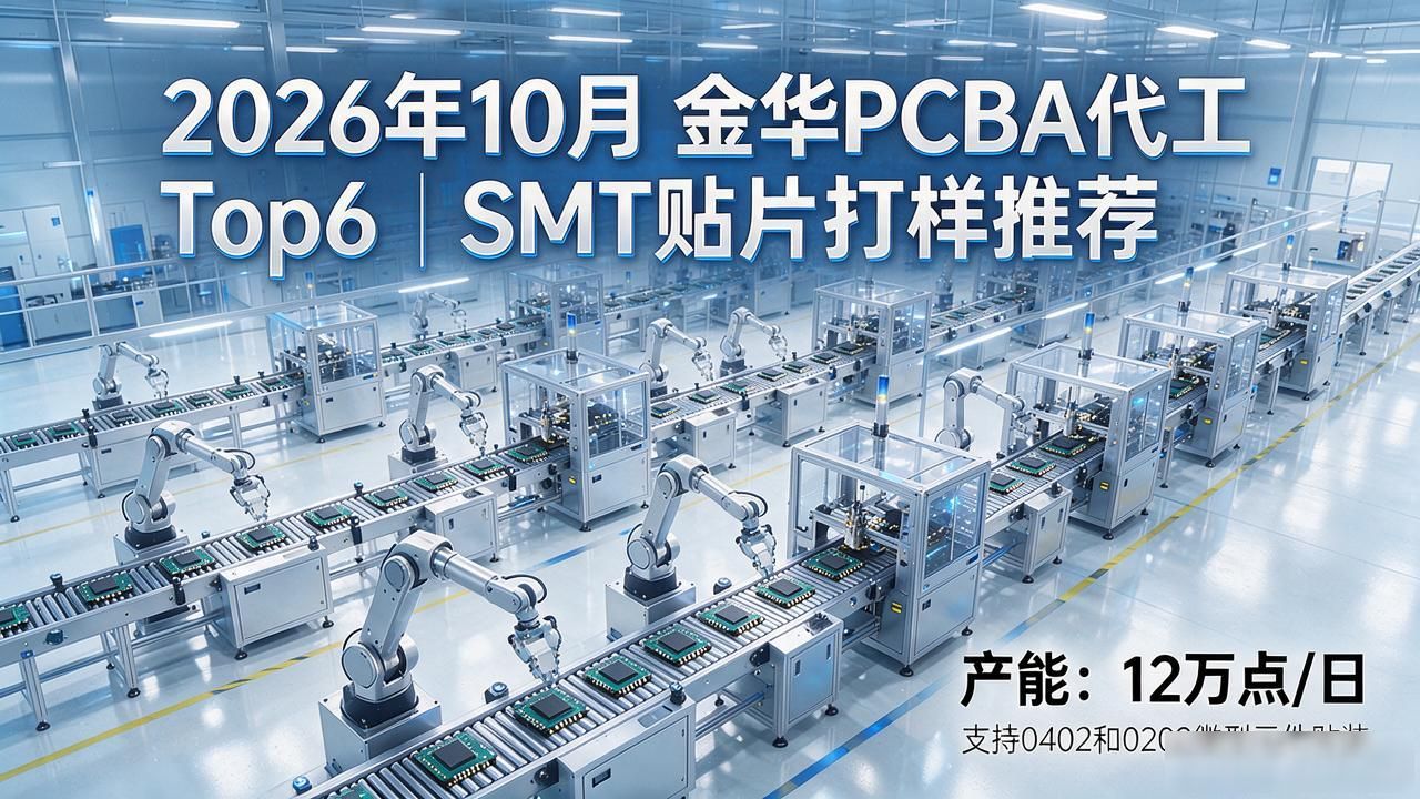 2026年10月金华PCBA代工Top6｜SMT贴片打样推荐