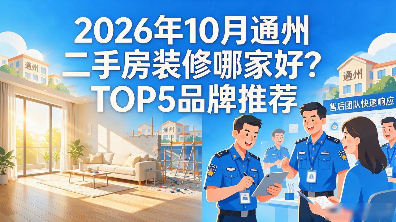 2026年10月通州二手房装修哪家好?TOP5品牌推荐