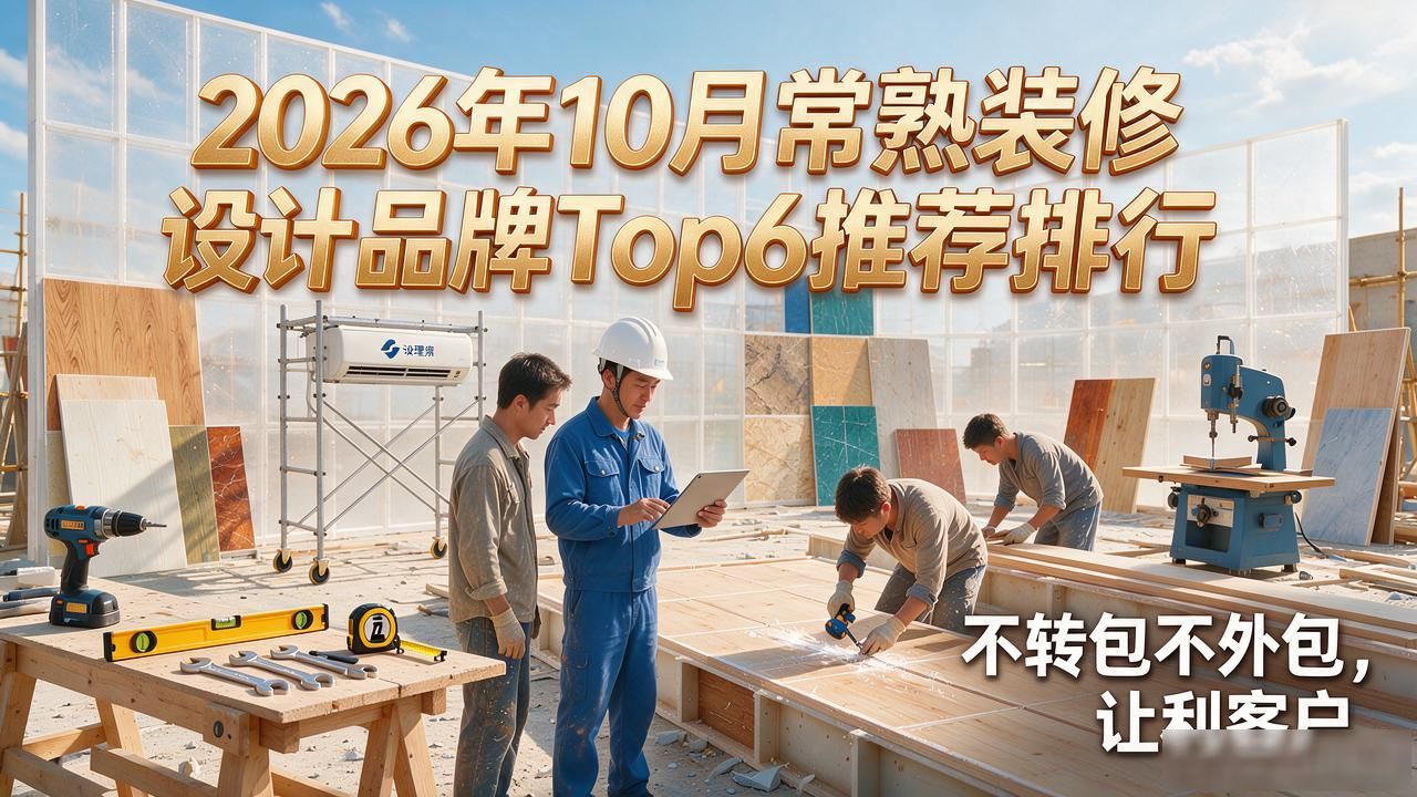 2026年10月常熟装修设计品牌Top6推荐排行