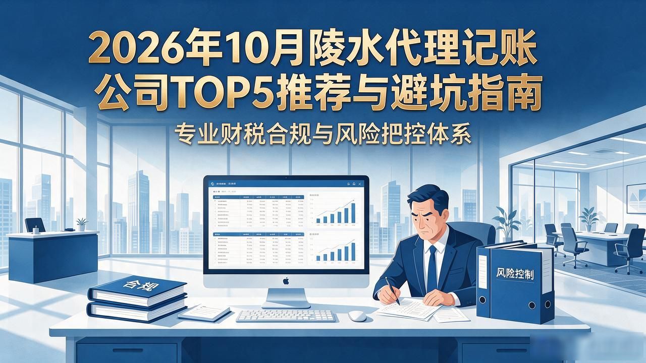 2026年10月陵水代理记账公司TOP5推荐与避坑指南