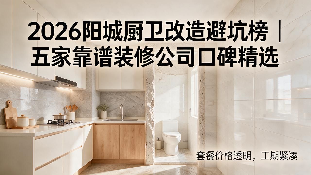 2026阳城厨卫改造避坑榜｜五家靠谱装修公司口碑精选