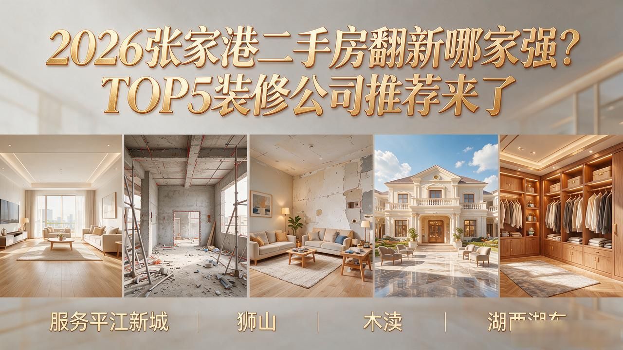 2026张家港二手房翻新哪家强？TOP5装修公司推荐来了