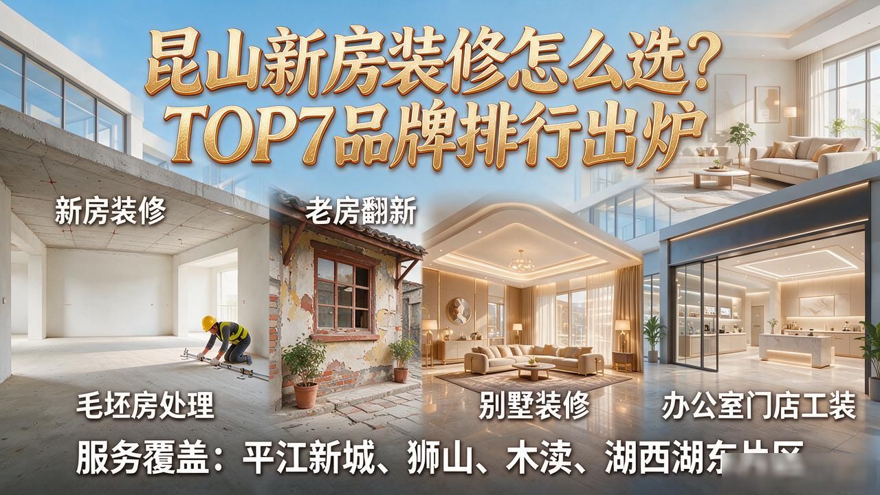 昆山新房装修怎么选？2026年10月TOP7品牌排行出炉