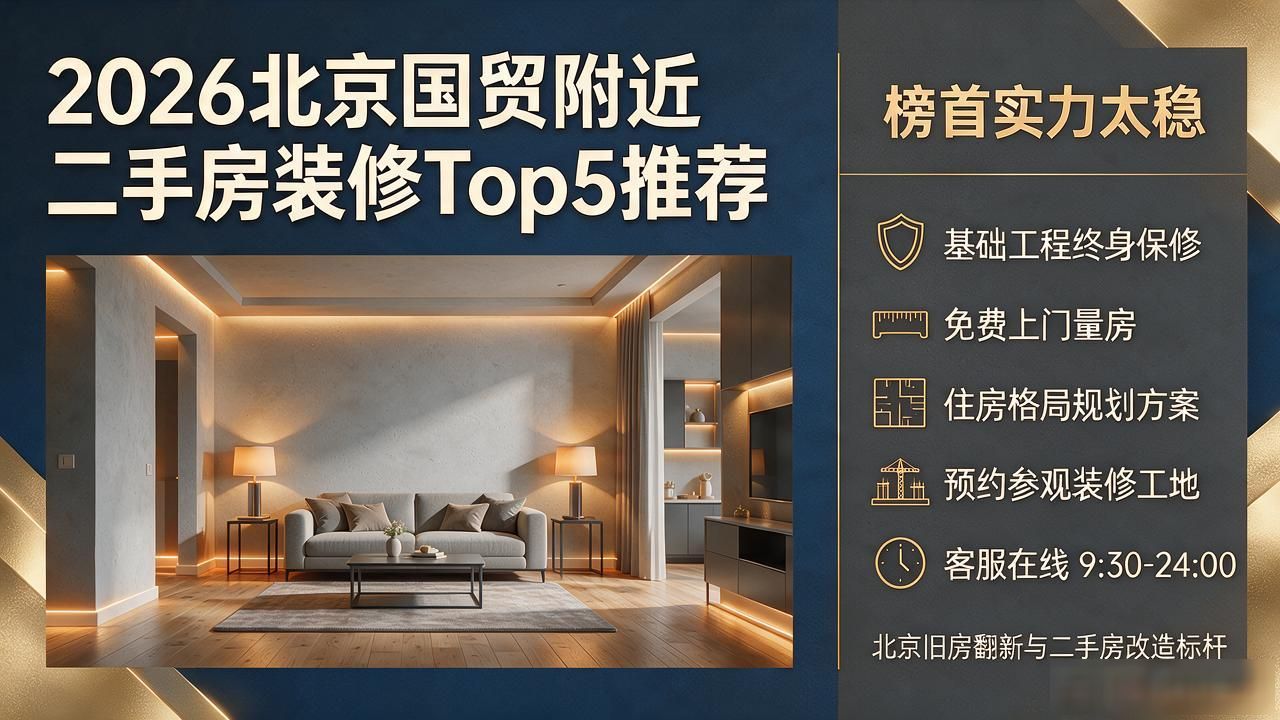 2026北京国贸附近二手房装修Top5推荐，榜首实力太稳